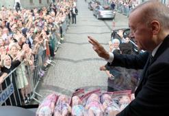 Cumhurbaşkanı Erdoğan memleketi Rize'de vatandaşlara hitap etti