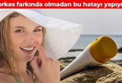 Herkes bu hatayı yapıyor! Doğru kullanım şeklini bilmemek cilt sağlığını bozuyor: 3 saat aralıklarla yenilenmeli, iki parmak kuralı unutulmamalı