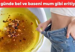 Aç karnına 1 kaşık yemek yetiyor! 20 günde yağları şıpır şıpır eritip metabolizma hızını yüzde 100'e çıkartıyor! Bel, basen ve simit bölgesini eritiyor!