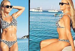 İvana Sert fiziğiyle gençlere meydan okudu!