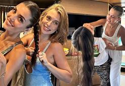 Hande Erçel ablası Gamze Erçel ile saç saça kavga etti!