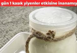 Sabahları 1 kaşık yiyince yağları cayır cayır yakıyor! 2 beden incelme garantili,  ne göbekten ne de simit bölgesinden eser bırakmıyor