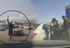 Yol verme tartışmasında polis memuruna idari soruşturma! 'Silahını çekip arkamdan koştu'