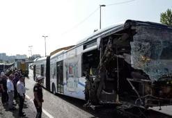 Metrobüs kazasında şoförlerin ifadeleri ortaya çıktı! Kaza anında metrobüsün hızı