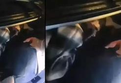 Otomobilde 8 kaçak göçmen yakalandı!