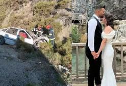 6 gün önce evlenen çifti ölüm ayırdı! Balayı dönüşü feci kaza