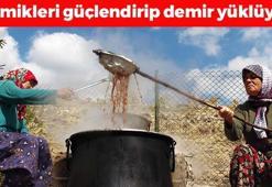 Manisa'da fokur fokur kaynatılarak hazırlanıyor! Kilosu 250 TL: Demir depolarını anında doldurup kemikleri beton gibi güçlendiriyor!