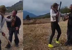 Engelli çobanı öldüresiye döven kızlar kamerada! '15 yaşındaki kızı taciz etti deriz'