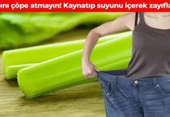 Suyunu içince fazla kilolardan kurtarıyor! Meğer zayıflamanın yolu sapından geçiyormuş: 1 haftada 5 kilo verdiriyor