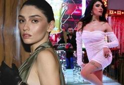 Hazar Ergüçlü ve sevgilisinden asansör pozu