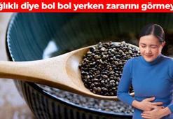 Chia tohumuna ekleyip kaşık kaşık yiyen yandı! Kan şekerini zirve yaptırıyor: Sindirimi yavaşlatıp şişkinlik ve hazımsızlığa neden oluyor