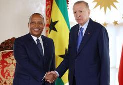 Cumhurbaşkanı Erdoğan, Sao Tome ve Principe Demokratik Cumhuriyeti Başbakanı Patrice Emery Trovoada'yı kabul etti