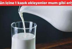 Sütün içine ekleyip bardak bardak için!  Metabolizmayı fişek gibi yapıp mum gibi eritiyor, bağırsakları motor gibi çalıştırıyor, kolesterolü yere çakıyor