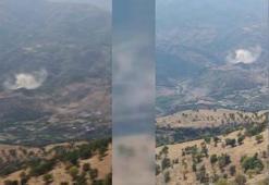 Tillo bölgesindeki dağlık alanda deprem sonrası toz bulutu yükseldi: O anlar kamerada