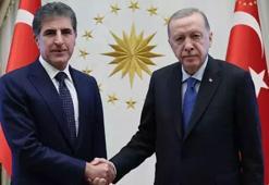 Cumhurbaşkanı Erdoğan, IKBY Başkanı Barzani'yi kabul etti