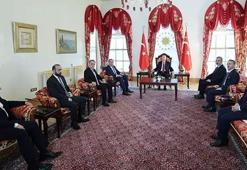 Cumhurbaşkanı Erdoğan, 4 ülkenin dışişleri bakanlarını kabul etti