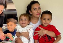 Buse Varol ve oğlu yaptıkları 'Dubai Çikolatası'nı yerken mest oldular!