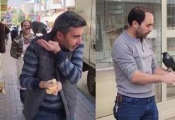 Evcil karga 'ekmeğinin' peşinde Öpücük de atıyor