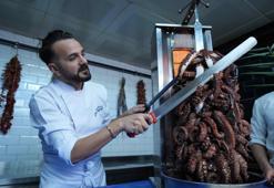 Türkiye'de bir ilk! Şef kardeşler ahtapottan döner yaptı