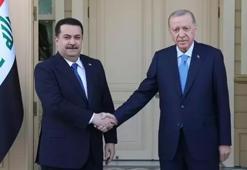 Cumhurbaşkanı Erdoğan, Irak Başbakanı Sudani'yi kabul etti! Terörle mücadele vurgusu