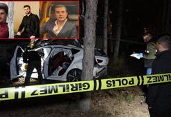 Refüje çarpıp hastane bahçesine uçtu! Alev alan otomobilden kimse sağ çıkamadı