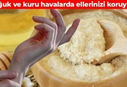 Soğuk ve kuru havalardan elleri koruyor! Pamuk gibi yumuşacık yapıyor: Doğal el kremi tarifi