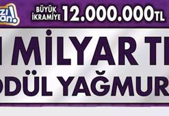 Ödül Yağmuru'ndan 12 milyon lira ikramiye toplam ödül 1 milyar TL