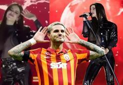 Simge Sağın'dan Icardi'ye konserde gönderme!