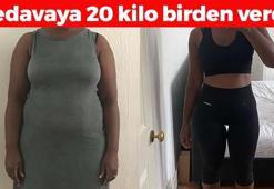 Spor salonunun önünden bile geçmeden 20 kilo birden verdi! Sırrı şok etti: Meğer mum gibi eritiyormuş!