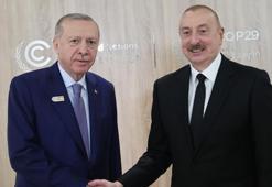 Cumhurbaşkanı Erdoğan, Azerbaycan Cumhurbaşkanı Aliyev ile görüştü