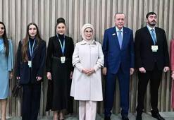 Emine Erdoğan, Azerbaycan, Kırgızistan ve Özbekistan liderlerinin eşleriyle görüştü