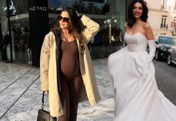 Melisa Aslı Pamuk Atina'da karnı burnunda poz verdi!