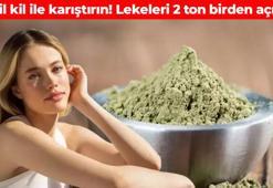 Kil ile karıştırıp yüzünüze sürün! Lekeleri 2 ton birden açıyor: Sivilce ve siyah noktaları söküp atıyor