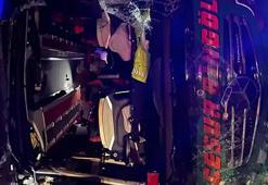 Bingöl'de yolcu otobüsü devrildi! Ölü ve yaralılar var