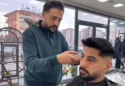 İguana ile tıraş olmak için kilometrelerce yol geliyorlar