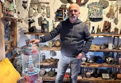 Pandemi döneminde hobi olarak başladı, evini müzeye dönüştürdü