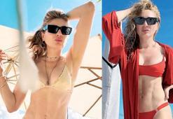 Sörfe gitti defile yaptı