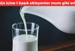 Sütün içine ekleyip bardak bardak için! Metabolizmayı fişek gibi yapıp mum gibi eritiyor, bağırsakları motor gibi çalıştırıyor, kolesterolü yere çakıyor