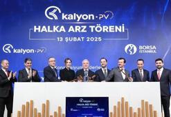 Borsa İstanbul'da gong Kalyon PV için çaldı