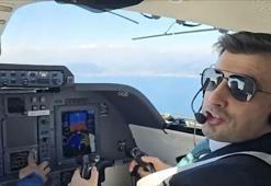 Selçuk Bayraktar Piaggio Aerospace'in P180 uçağını kullandı