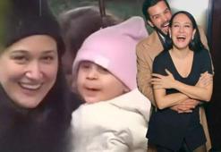 Gupse Özay 2 yaşındaki minik kızı Jan Asya’yla kartopu oynadı!