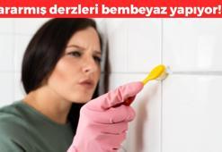 Ovalama derdine son veriyor! Sadece 100 TL: Sararmış derzleri dokunur dokunmaz beyazlatıyor