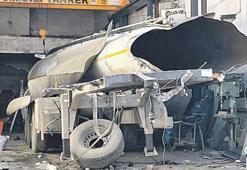 Yakıt tankerinde korkunç patlama