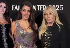 Hande Erçel Milano'da! Donatella Versace ile yan yana poz verdi