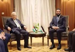 Filistin Devlet Başkanı Abbas, Suriye Cumhurbaşkanı Şara ile görüştü