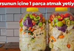 1 parça eklemek yetiyor! Turşunun ömrünü uzatıp kütür kütür olmasını sağlıyor, sebzelerin erimesini engelliyor!