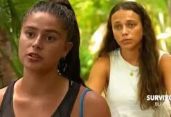 Dokunulmazlık oyununda ortalık karıştı! Survivor'da Ayşe ve Sevgi birbirine meydan okudu