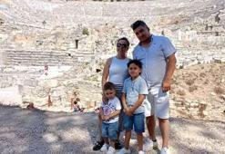 Aydın'da yangında hayatını kaybeden anne ve 2 çocuğuna son veda