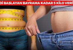 Şimdi başlayan bayrama kadar 5 kilo veriyor! 3 günde 5 kilo verdirip tığ gibi yapan ve tok tutan diyet