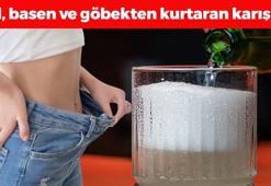 Anında bel, basen ve göbeği mum gibi eritiyor! Maden suyunun içine 1 parça eklemek yetiyor: Cayır cayır kilo verdirip 34 bedene düşürüyor!